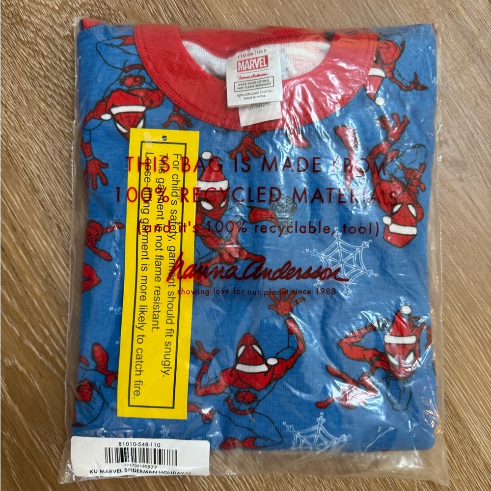 Hanna Andersson Spider-Man Christmas Pajamas